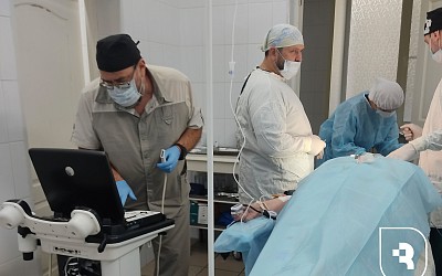 Doctors of Saratov Medical University saved a patient with stones in the salivary gland