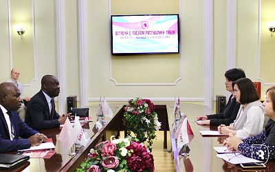 The delegation of the Embassy of the Gabonese Republic visited the SSMA